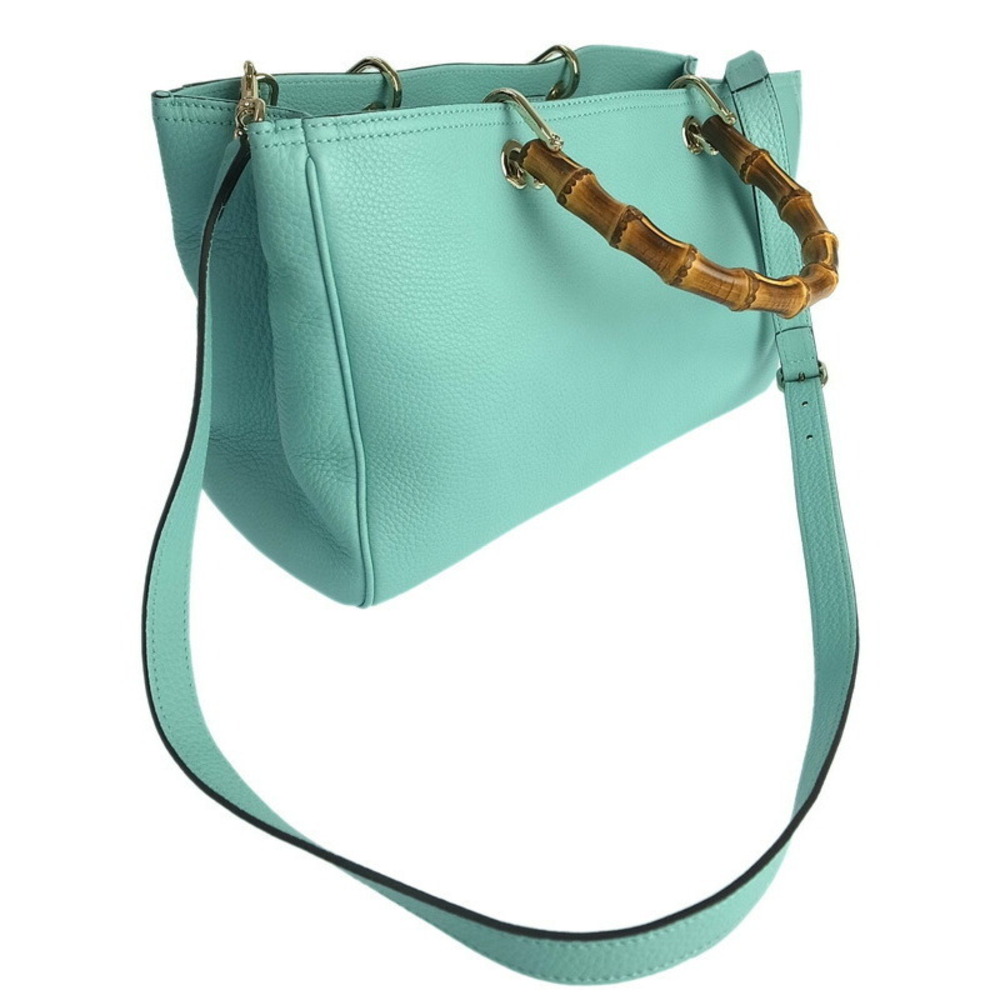 Gucci Shopper Bamboo Bag 2way Leather Tote